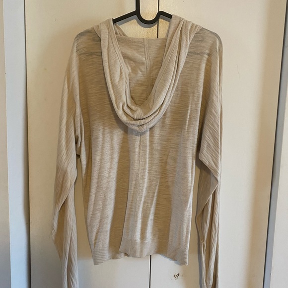 Beige Zip-up Hoodie - Picture 2 of 2